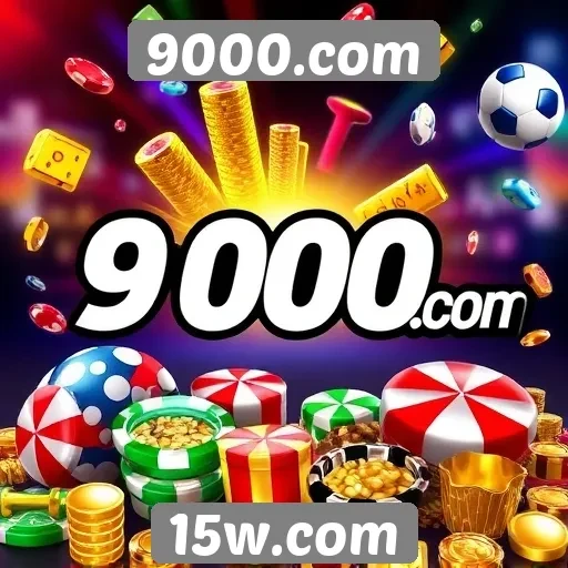 Diversidade de jogos disponíveis em 9000.com é destacada
